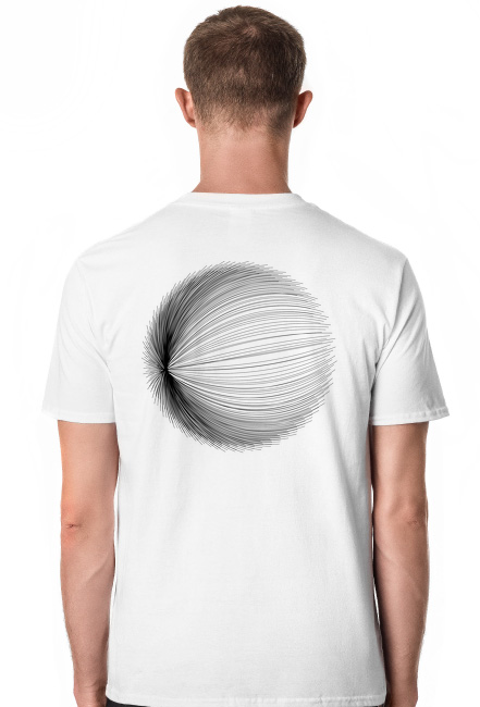 Biała koszulka z nadrukiem