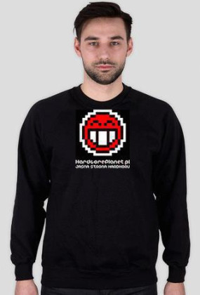 Redman: czarna bluza bez kaptura