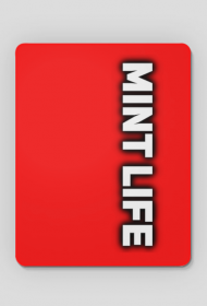 Podkładka pod mysz "Mint Life" czerwona