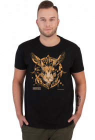 Męski t-shirt * Zwinny jak ZAJĄC? - Idealny prezent! Bo życie jest jak pole minowe, ale Ty wciąż radośnie machasz ogonem. Polski dizajn.