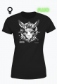 Damski t-shirt FLUO * Zwinny jak ZAJĄC? - Idealny prezent! Bo życie jest jak pole minowe, a Ty wciąż radośnie machasz ogonem. Polski dizajn.