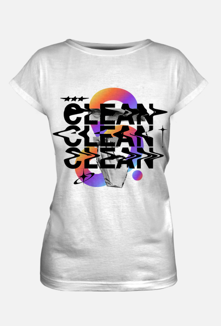 Koszulka Damska Clean