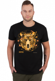 Męski t-shirt * Twój wewnętrzny NIEDŹWIEDŹ - idealny prezent: miś, który umie pokazać pazury. Polski design.