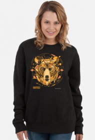 Damska bluza * Twój wewnętrzny NIEDŹWIEDŹ - idealny prezent: miś, który umie pokazać pazury. Polski design.