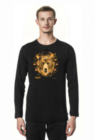 Męski long sleeve * Twój wewnętrzny NIEDŹWIEDŹ - idealny prezent: miś, który umie pokazać pazury. Polski design.