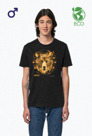Męski t-shirt * Twój wewnętrzny NIEDŹWIEDŹ - idealny prezent: miś, który umie pokazać pazury. Polski design.