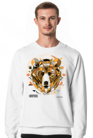 Męska bluza * Twój wewnętrzny NIEDŹWIEDŹ - idealny prezent: miś, który umie pokazać pazury. Polski design.