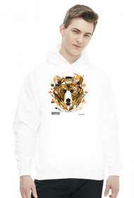 Męska bluza z kapturem * Twój wewnętrzny NIEDŹWIEDŹ - idealny prezent: miś, który umie pokazać pazury. Polski design.