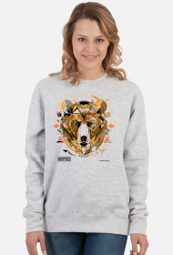 Damska bluza * Twój wewnętrzny NIEDŹWIEDŹ - idealny prezent: miś, który umie pokazać pazury. Polski design.