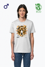 Męski t-shirt * Twój wewnętrzny NIEDŹWIEDŹ - idealny prezent: miś, który umie pokazać pazury. Polski design.