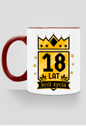 Król Życia - kubek na 18 urodziny