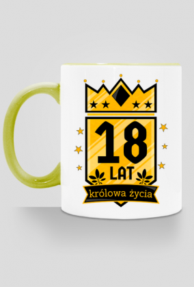 Królowa Życia - kubek na 18 urodziny