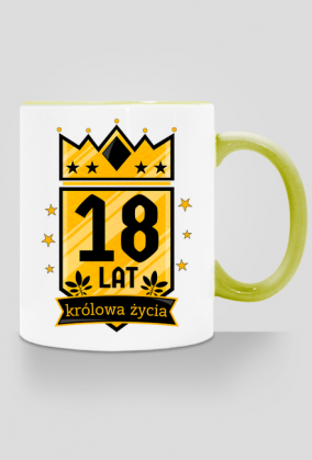 Królowa Życia - kubek na 18 urodziny