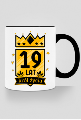 Król Życia - kubek na 19 urodziny