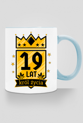 Król Życia - kubek na 19 urodziny