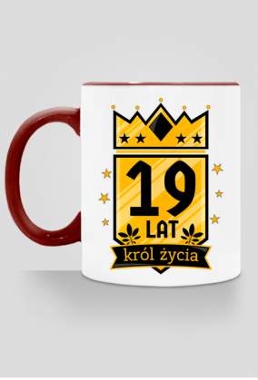 Król Życia - kubek na 19 urodziny