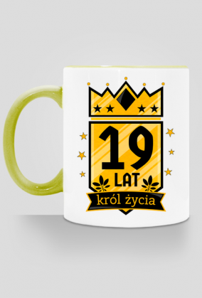 Król Życia - kubek na 19 urodziny