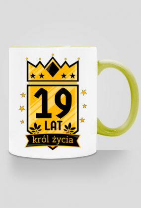 Król Życia - kubek na 19 urodziny