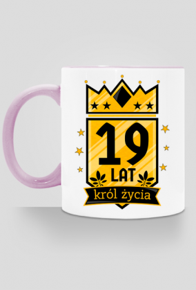 Król Życia - kubek na 19 urodziny