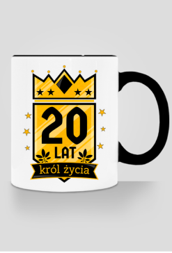 Król Życia - kubek na 20 urodziny