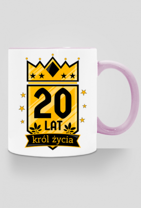 Król Życia - kubek na 20 urodziny