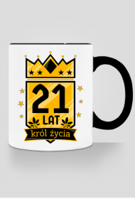 Król Życia - kubek na 21 urodziny