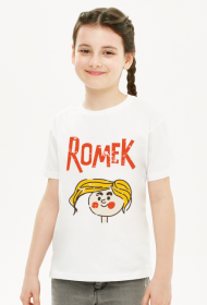 Koszulka dziewczęca Romek komiks