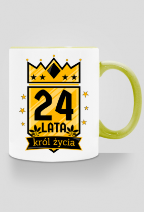 Król Życia - kubek na 24 urodziny