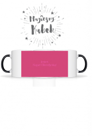 Kubek z magicznym nadrukiem Jesteś Super Blondynką!