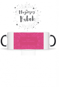 Kubek z magicznym nadrukiem Jesteś Super Blondynką!