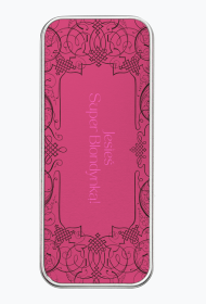 Metalowy piórnik pudełko Jesteś Super Blondynką!