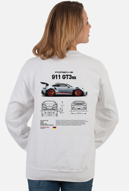 BLUZA DAMSKA - PORSCHE 911 GT3 RS 992 DANE TECHNICZNE