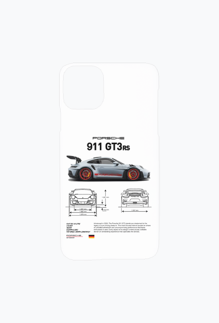 ETUI IPHONE 11 - PORSCHE 911 GT3 RS 992 DANE TECHNICZNE