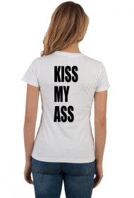 KISS MY ASS (koszulka damska) cg