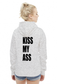 KISS MY ASS (bluza damska kaptur) cg