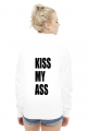 KISS MY ASS (bluza damska kaptur) cg