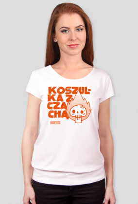 Damski t-shirt * Koszulka z czachą. No bo kto nie lubi czachy na koszulce?