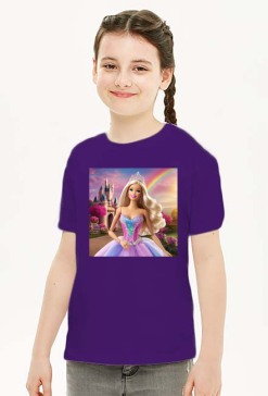 T-shirt dziecięcy z Lalką Barbi