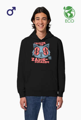 Męska bluza z kapturem * Maraton w pracy czy serialowy binge-watching? Podręczny nstruktaż "Jak zostać zombie w kilku prostych krokach."