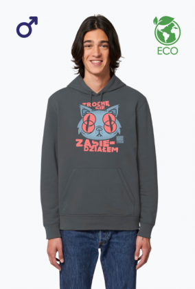 Męska bluza z kapturem * Maraton w pracy czy serialowy binge-watching? Podręczny nstruktaż "Jak zostać zombie w kilku prostych krokach."