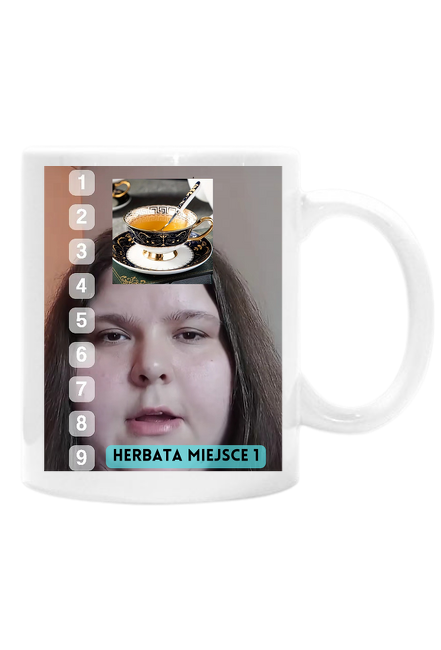 Herbata miejsce 1 Biały Kubek