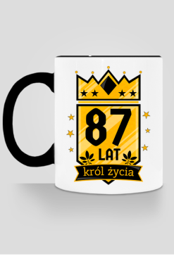 Król Życia - kubek na 87 urodziny