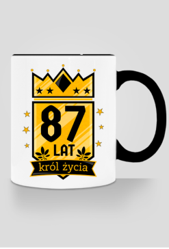 Król Życia - kubek na 87 urodziny