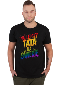 Najlepszy Tata Na Świecie - koszulka męska dla Taty