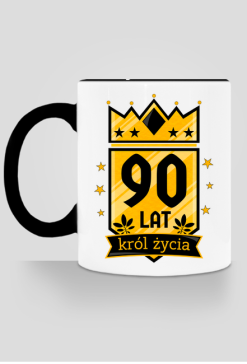 Król Życia - kubek na 90 urodziny
