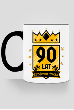 Królowa Życia - kubek na 90 urodziny
