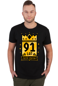 Król Życia - koszulka na 91 urodziny