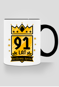 Królowa Życia - kubek na 91 urodziny