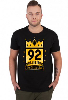 Król Życia - koszulka na 92 urodziny