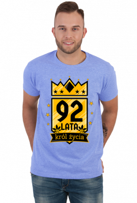 Król Życia - koszulka na 92 urodziny
